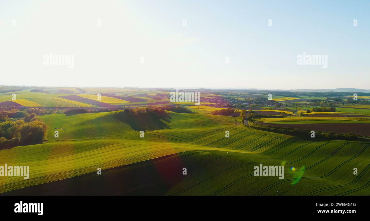 Beautiful agricultural farm landscape on hi-res stock photography and ...