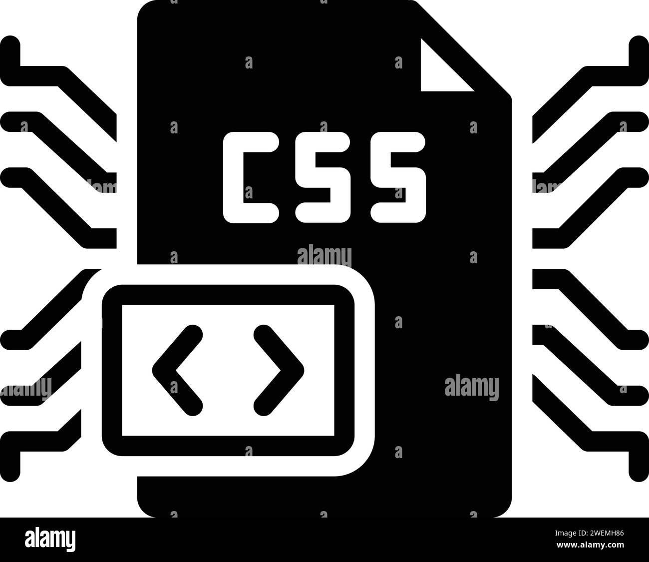 Icon for css,coding Stock Vector Image & Art - Alamy