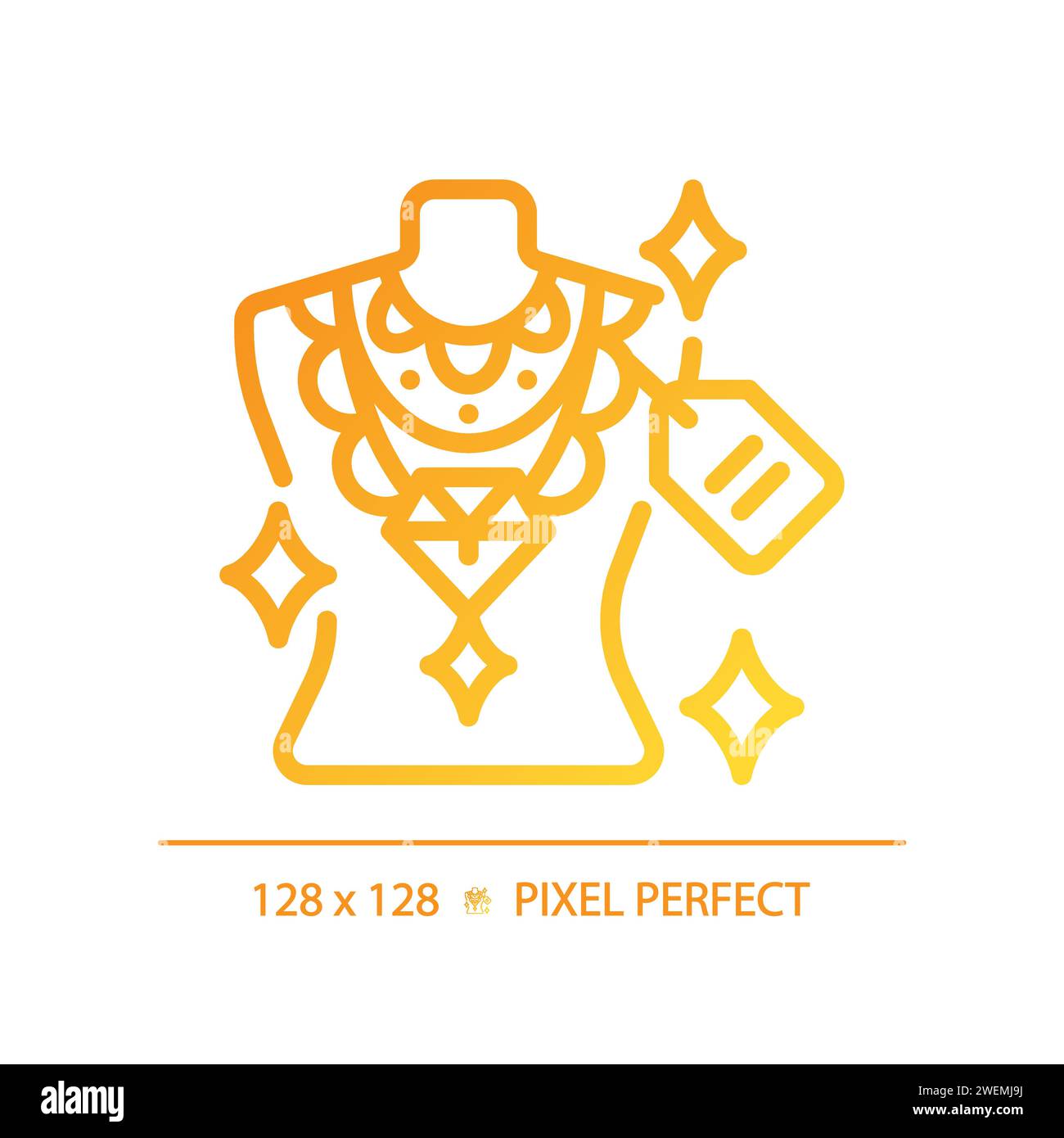 Gold Necklace Dubai Stock Vector Images Alamy