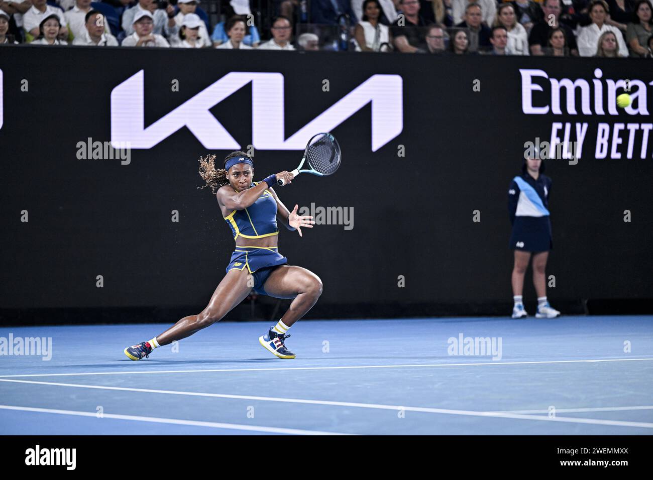 Cori Coco Gauff during the Australian Open AO 2024 Grand Slam tennis