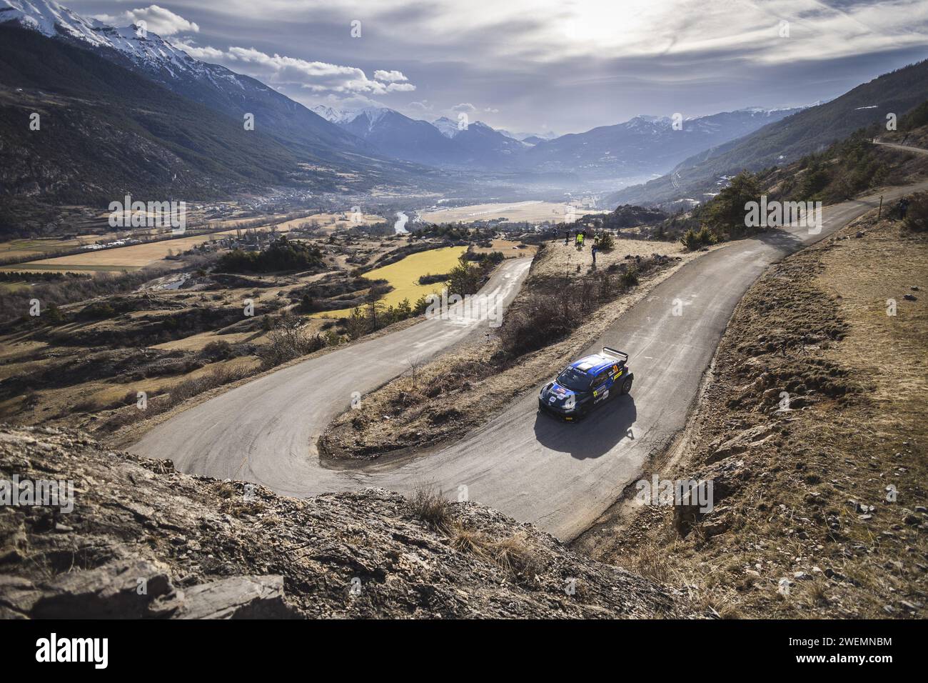 Photo Dédicacée Sami Pajari – WRC Toyota – Monte-Carlo 2025