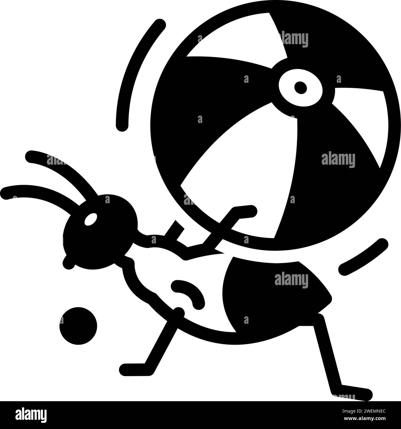 Icon for diligence,penchant Stock Vector
