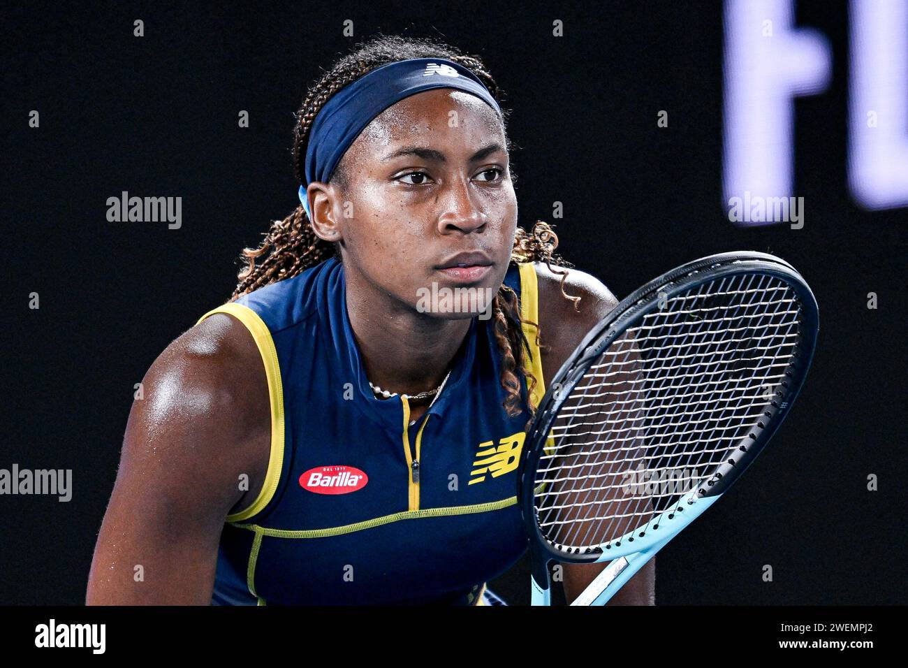 Cori Coco Gauff during the Australian Open AO 2024 Grand Slam tennis