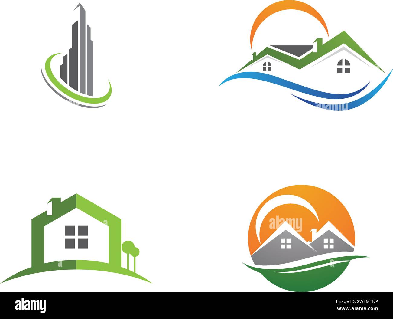 Real Estate , Property and Construction Logo design Stock Vector Image ...