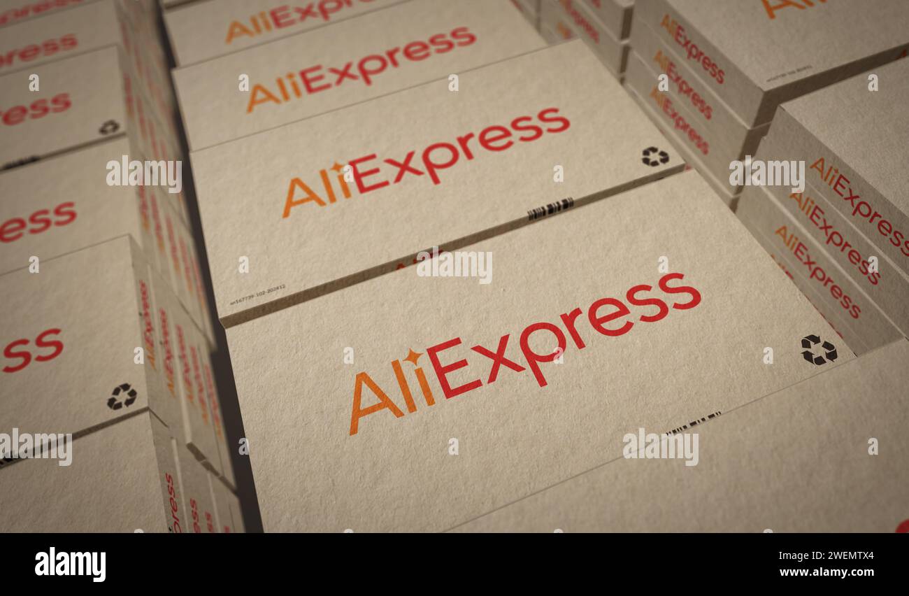 Aliexpress distribution hi-res stock photography and images - Alamy