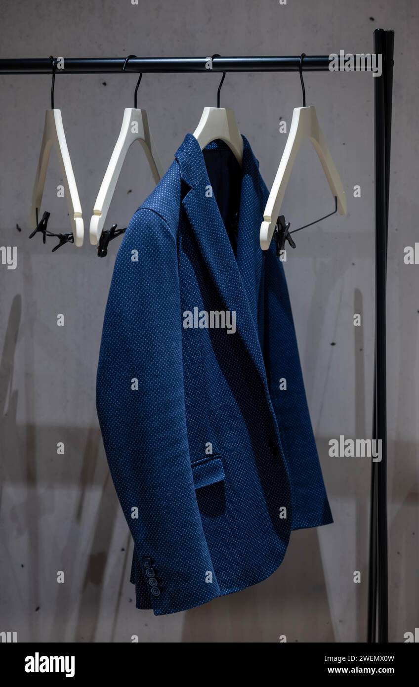Office jacket hanger hi res stock photography and images Alamy