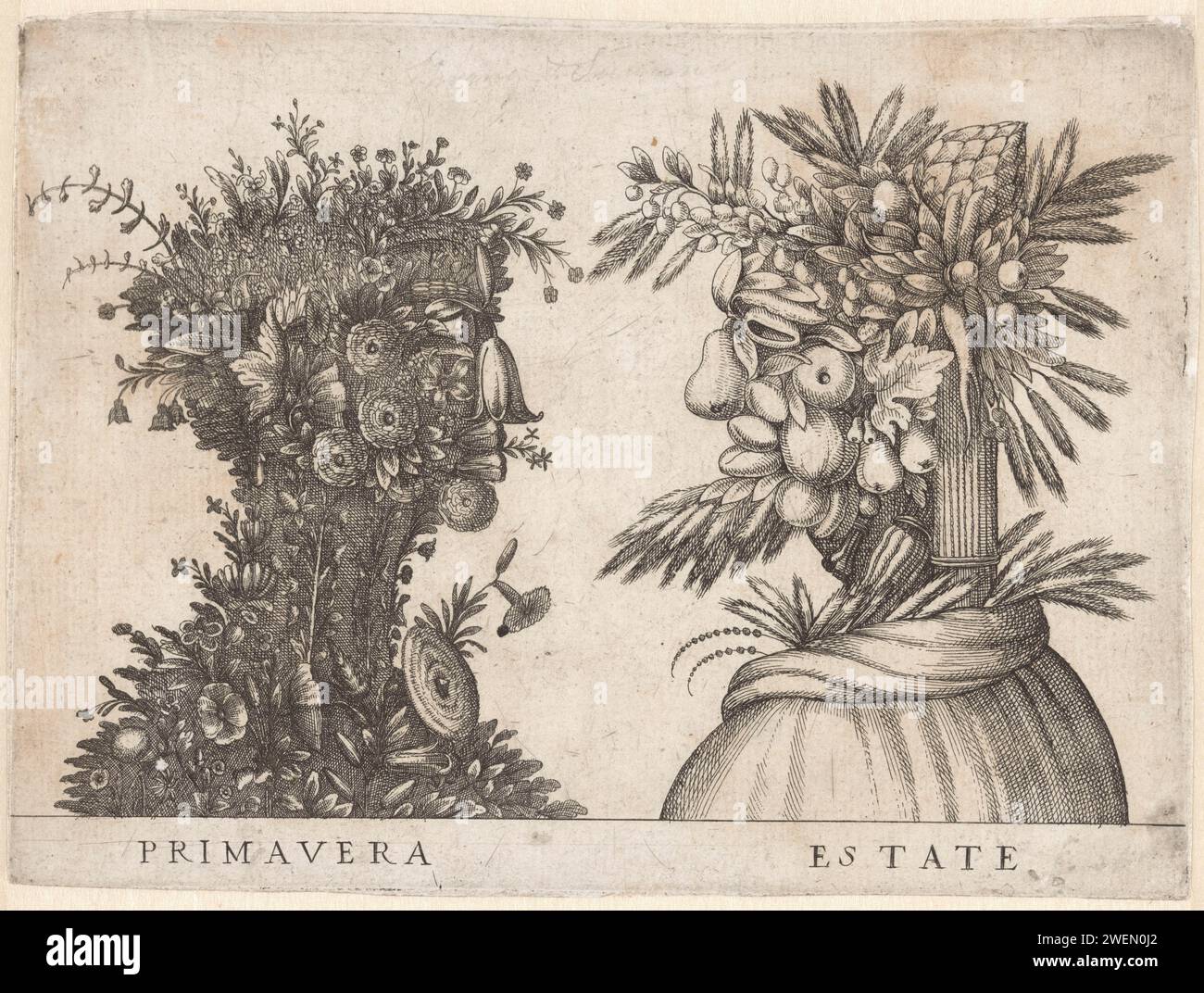 Giuseppe arcimboldo four seasons hi-res stock photography and images ...