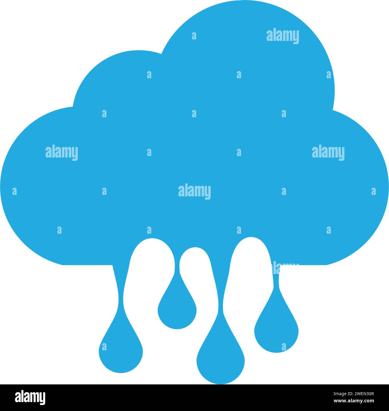 cloud vector logo template design vector Stock Vector Image & Art - Alamy