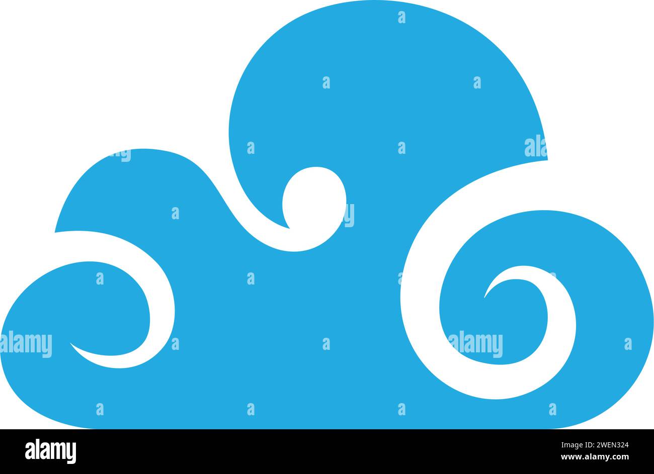 cloud vector logo template design vector Stock Vector Image & Art - Alamy