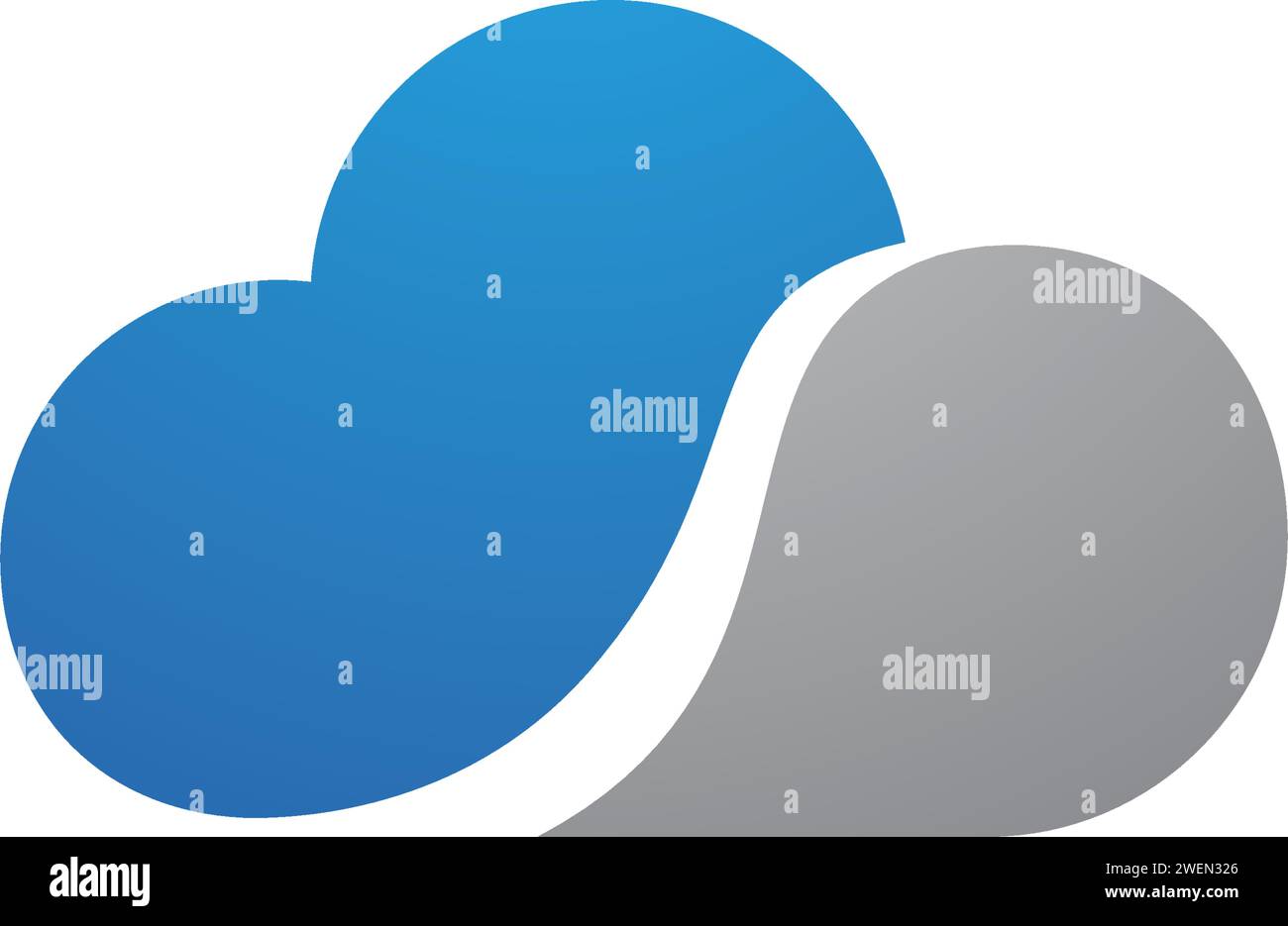 cloud vector logo template design vector Stock Vector Image & Art - Alamy