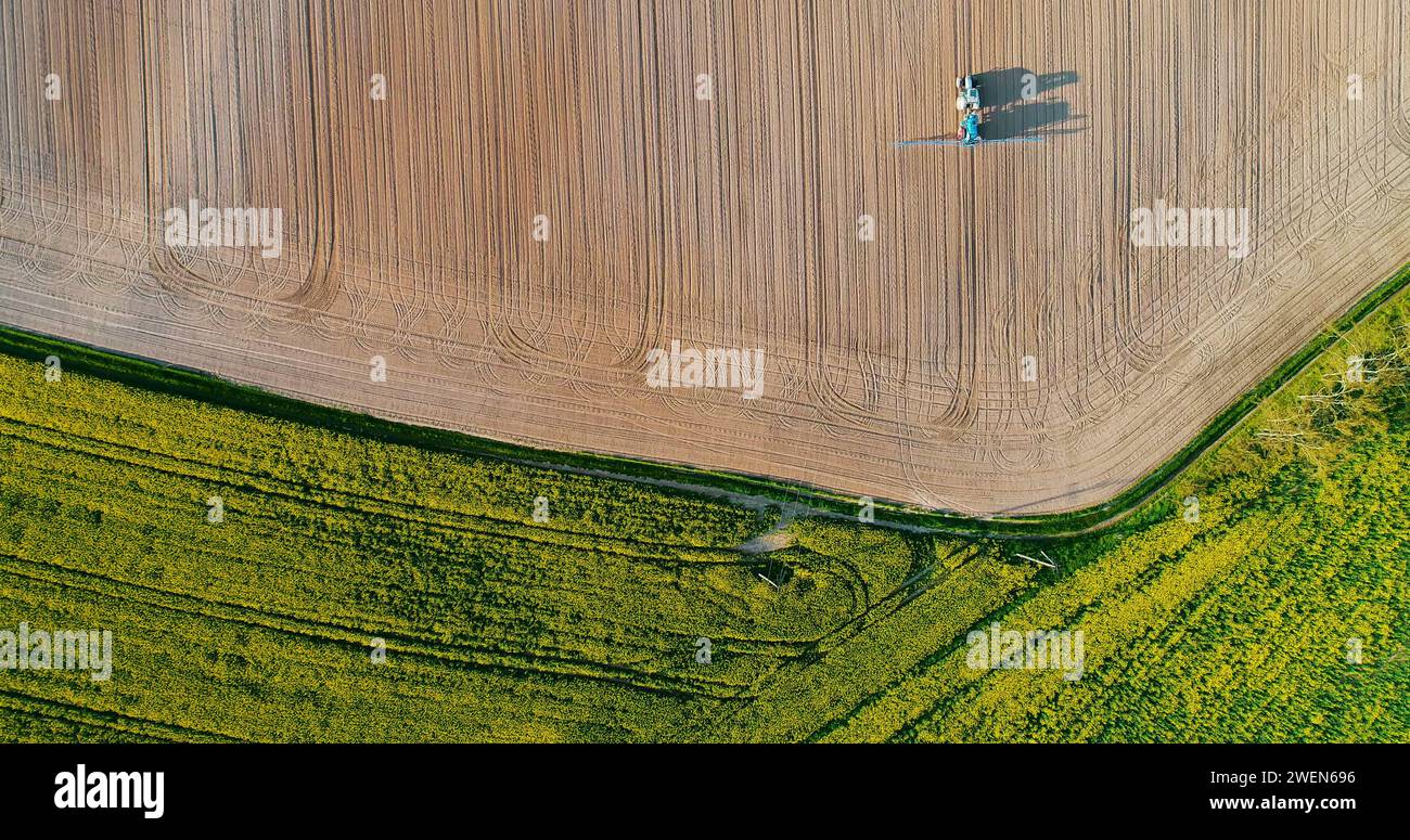 Corn field aerial weed hi-res stock photography and images - Alamy