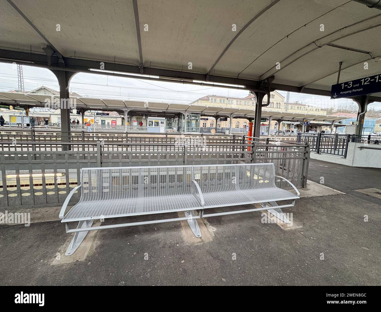 Tuebingen Die Lokfuehrergewerkschaft GDL Streikt, GDLSreik, Personenverkehr, Bahnstreik