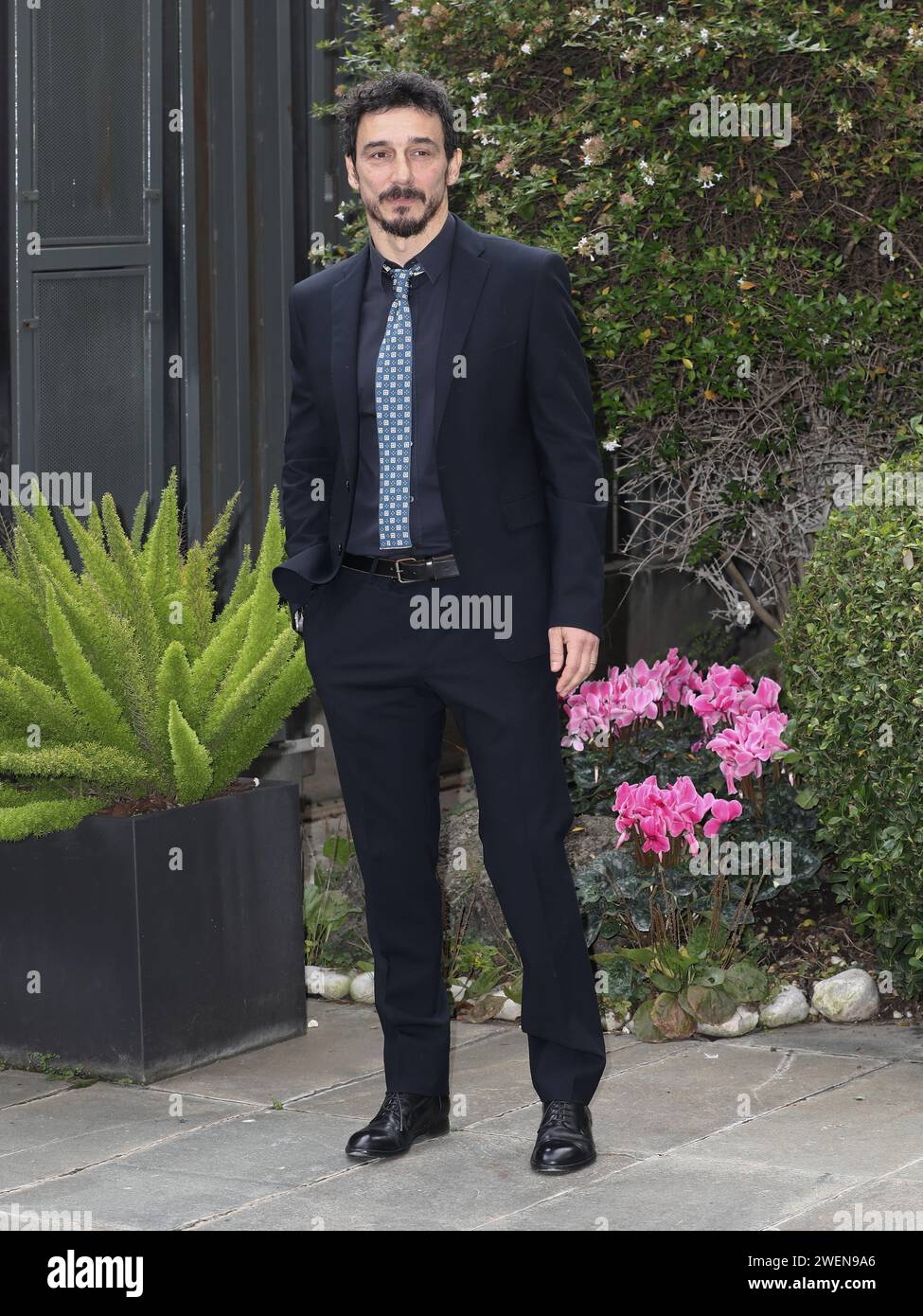 Rome, Italy. 26th Jan, 2024. Rome, Rai Mazzini headquarters, photocall for the TV film 'Califano'. In the photo: the director Alessandro Angelini Credit: Independent Photo Agency/Alamy Live News Stock Photo