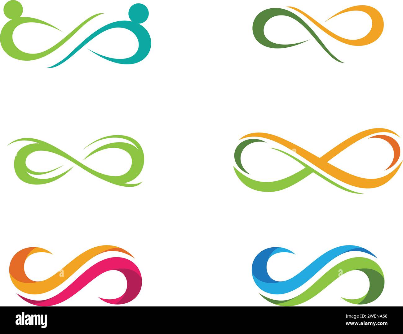Infinity Design Infinity logo Vector Logo template Stock Vector Image ...