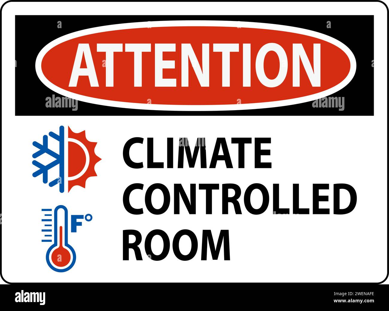 SmartSign Cartello Keep Doors Closed, Climate Controlled Room | 25,4