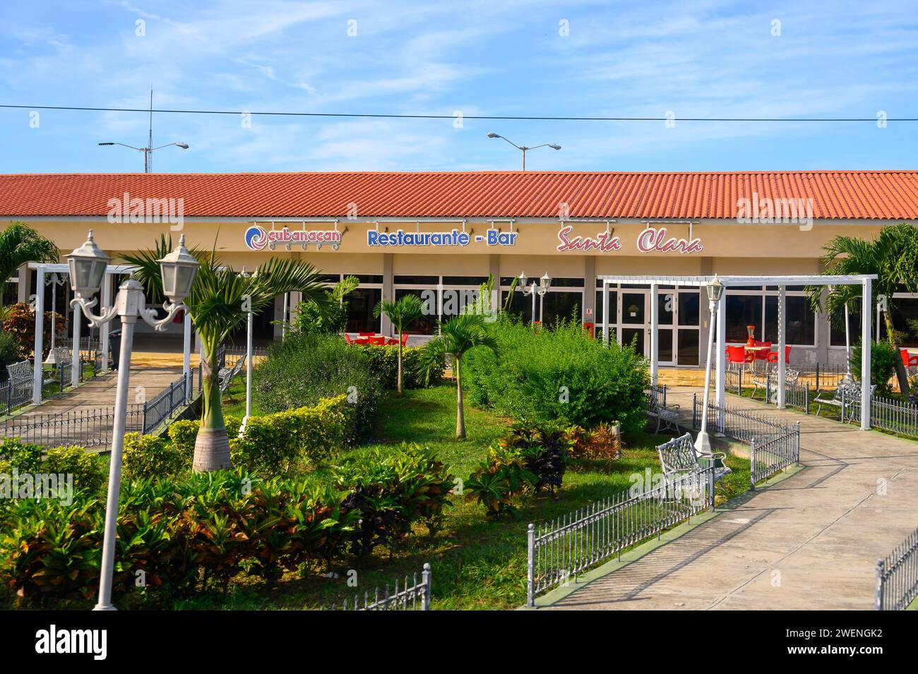 cubanacan restaurant, santa clara, cuba Stock Photo