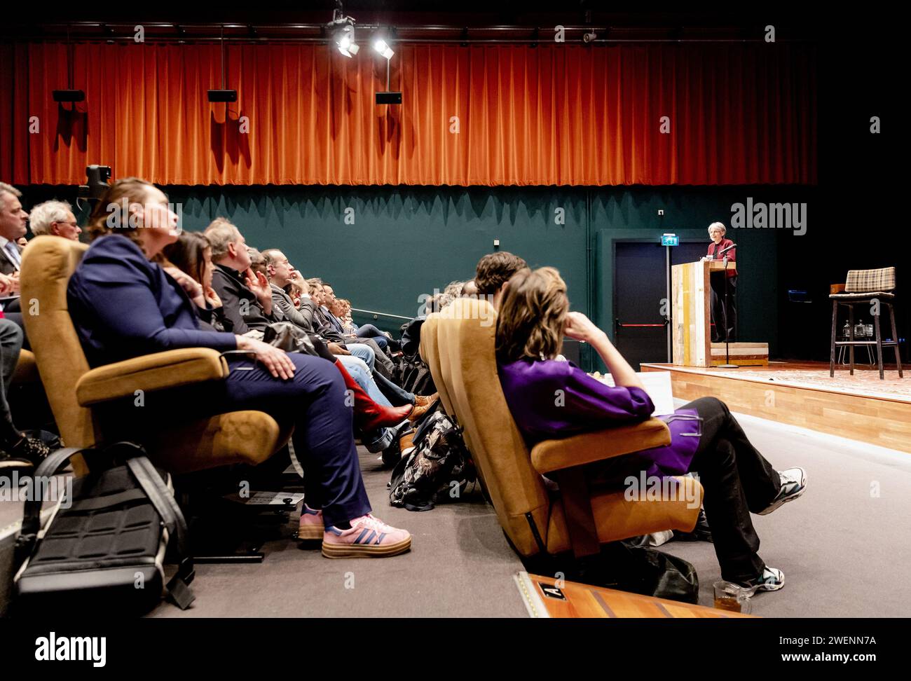 DEN BOSCH - Kristel Baele, chairman of the Council for Culture, during the presentation of a new advice on the future of the Dutch cultural system. According to the council, the entire cultural sector was taken into account, from novice artists to festival programmers. ANP SEM VAN DER WAL netherlands out - belgium out Stock Photo