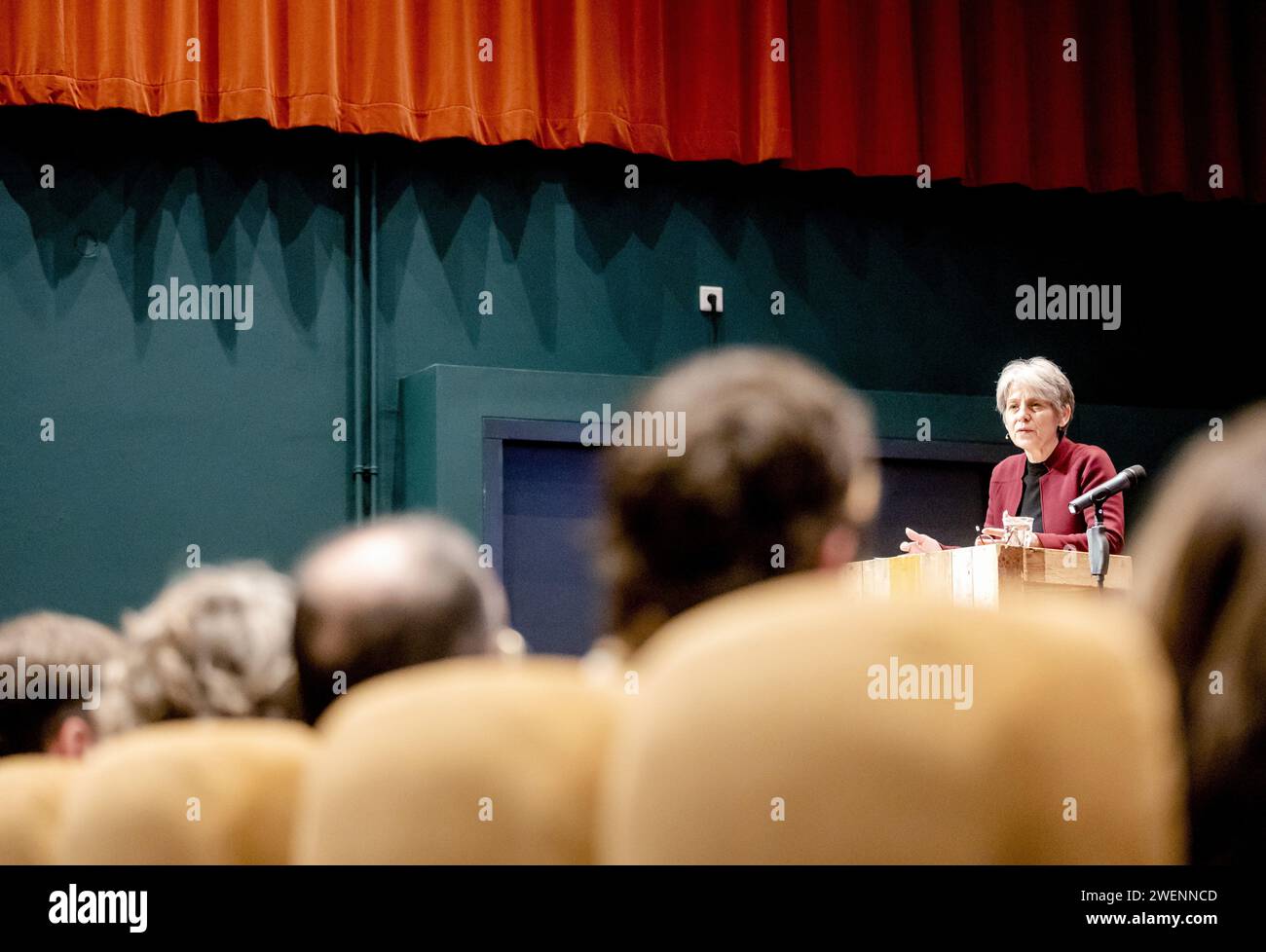 DEN BOSCH - Kristel Baele, chairman of the Council for Culture, during the presentation of a new advice on the future of the Dutch cultural system. According to the council, the entire cultural sector was taken into account, from novice artists to festival programmers. ANP SEM VAN DER WAL netherlands out - belgium out Stock Photo