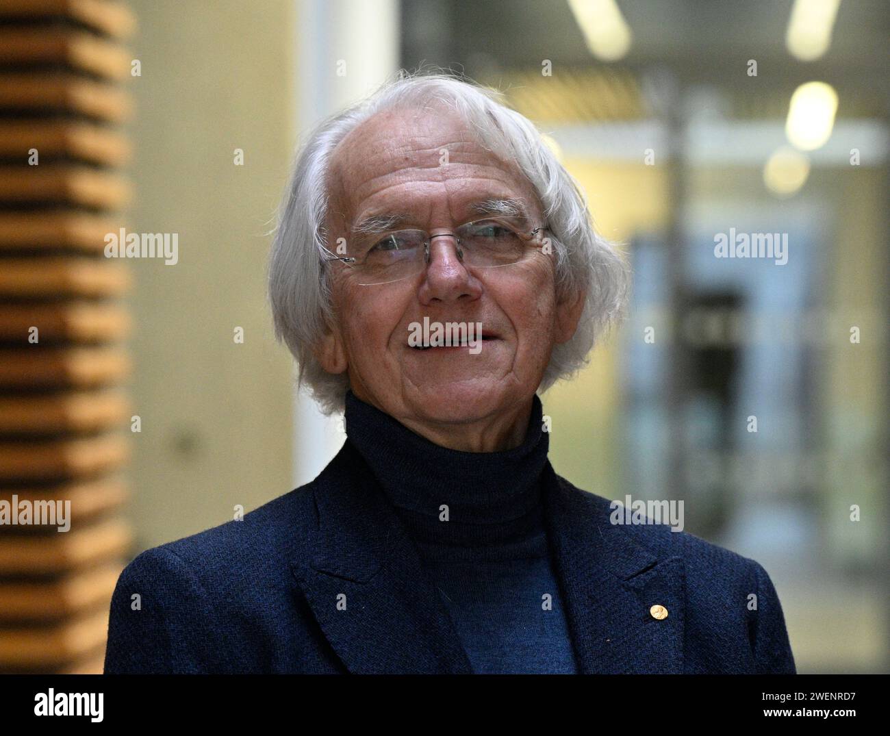 Dolni Brezany, Czech Republic. 26th Jan, 2025. Nobel Prize in Physics