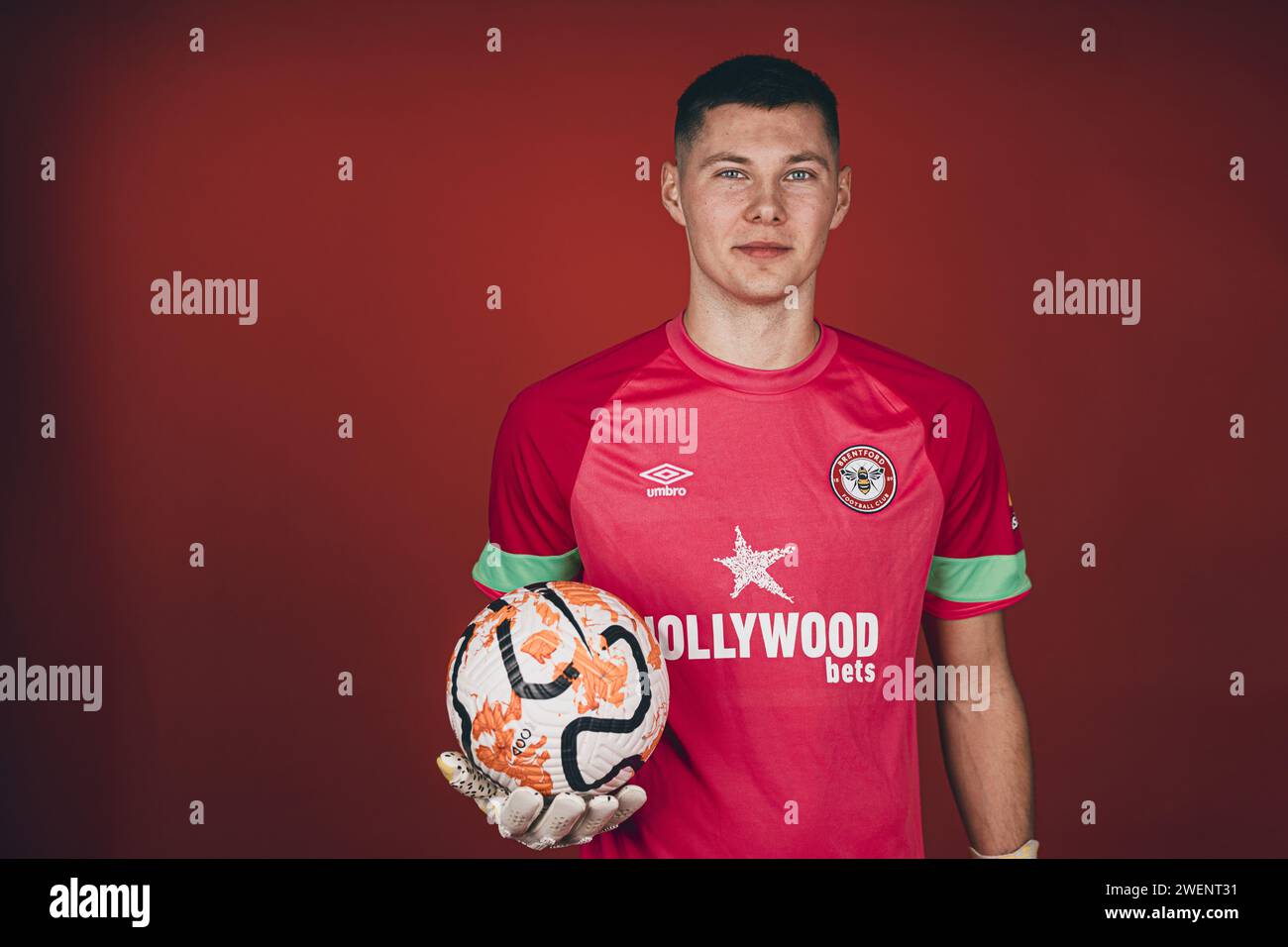 Brentford, United Kingdom, 26 January, 2025. Hákon Valdimarsson is