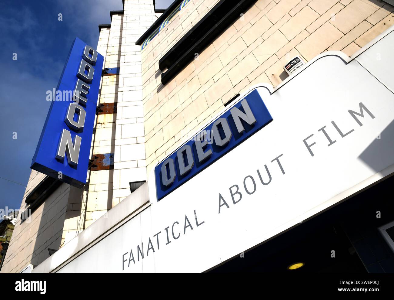 Odeon cinema, Loughborough, Leicestershire, England. The building has