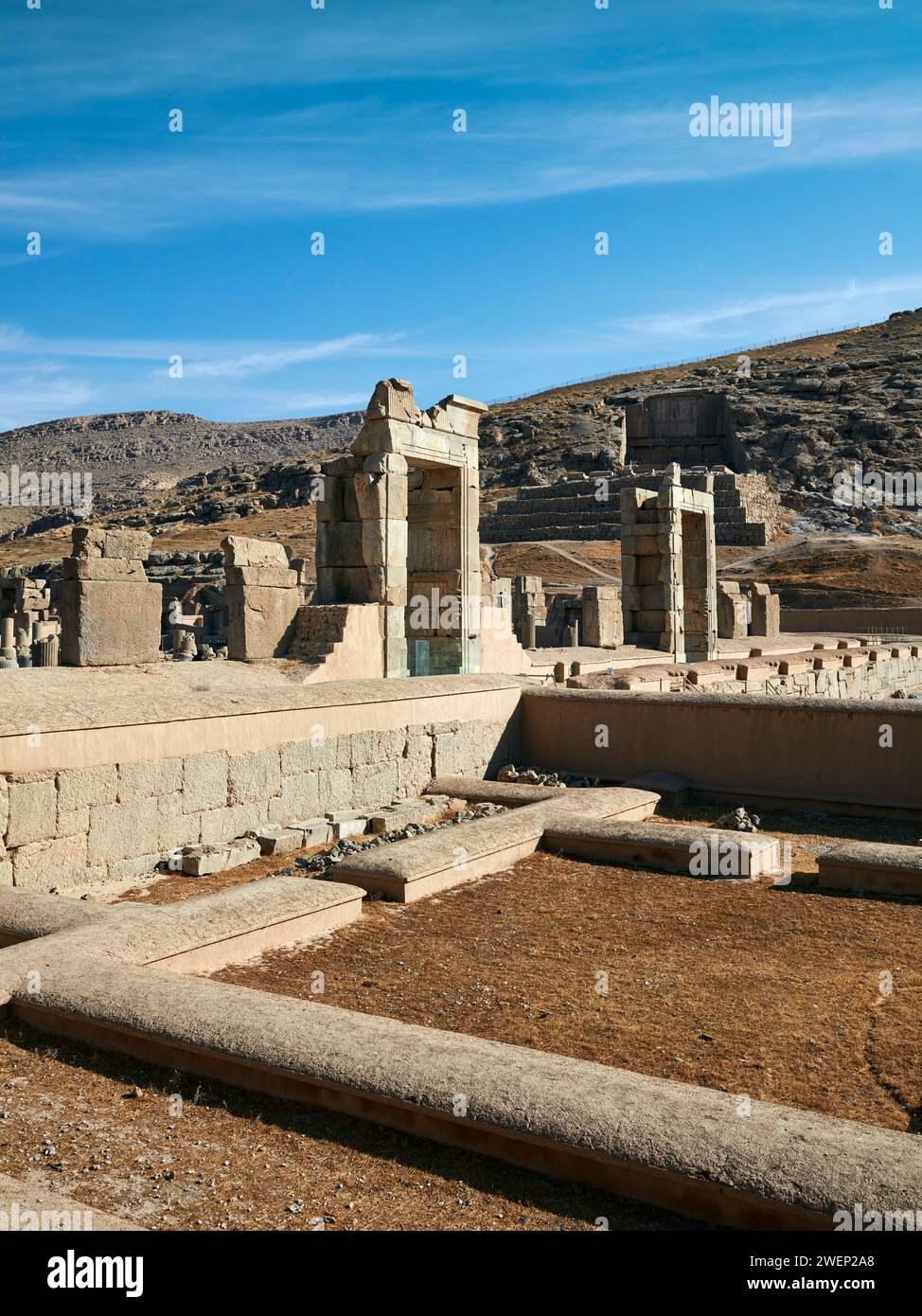 Ruins Of Persepolis, Ceremonial Capital Of The Achaemenid Empire (550 ...