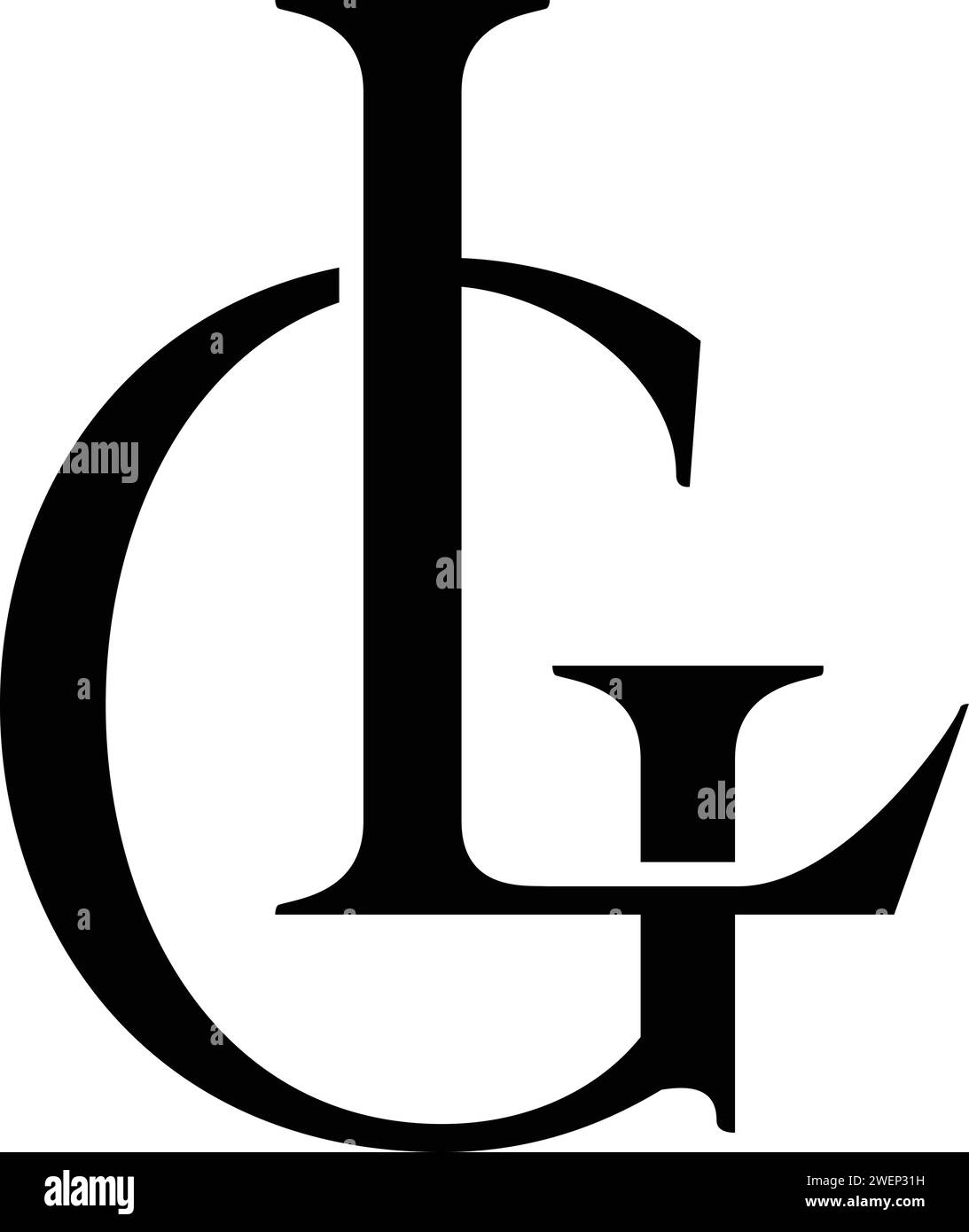 Vector GL, LG logo Stock Vector Image & Art - Alamy