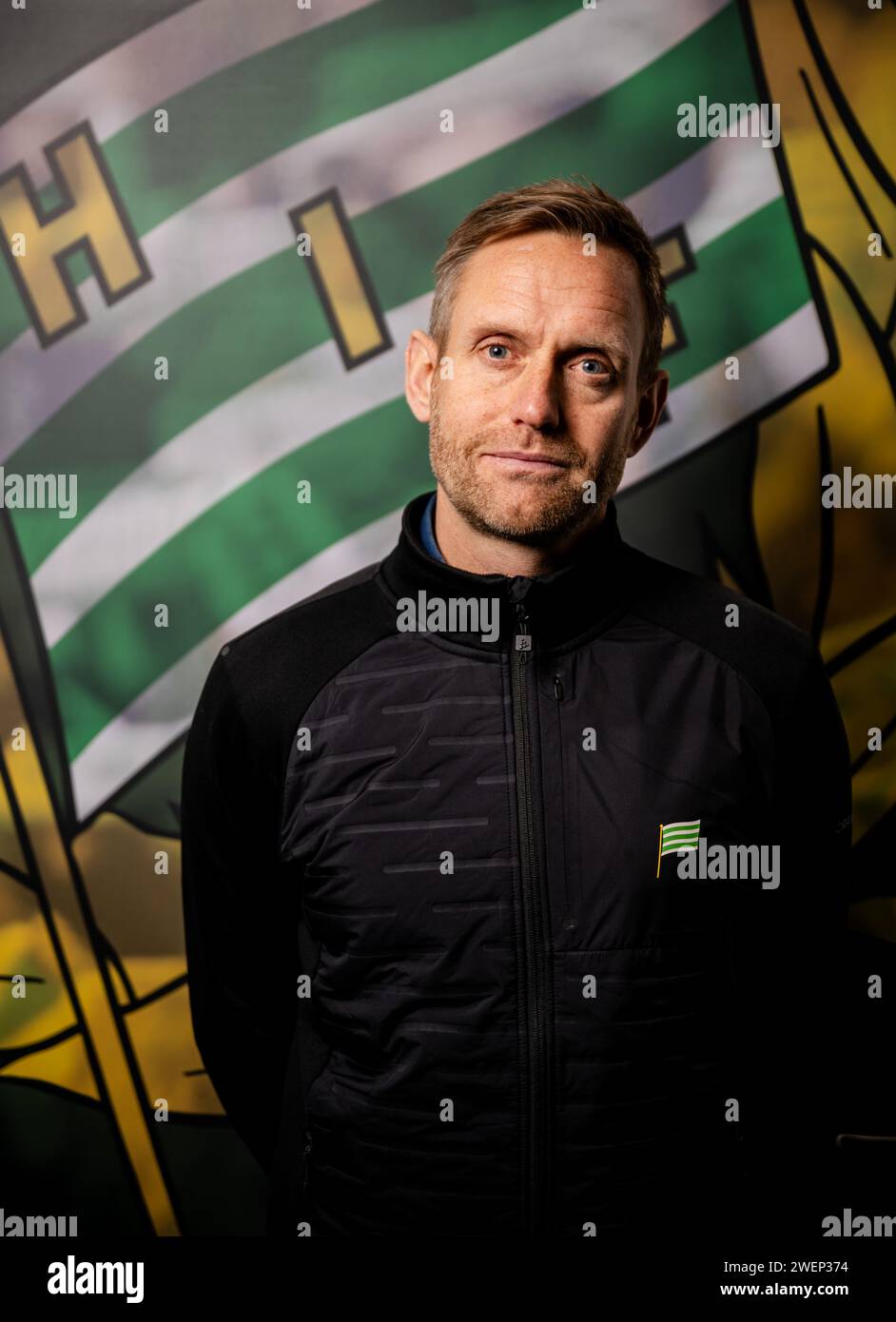 Stockholm, Sverige. 26th Jan, 2024. 240126 Hammarbys nya tränare Martin