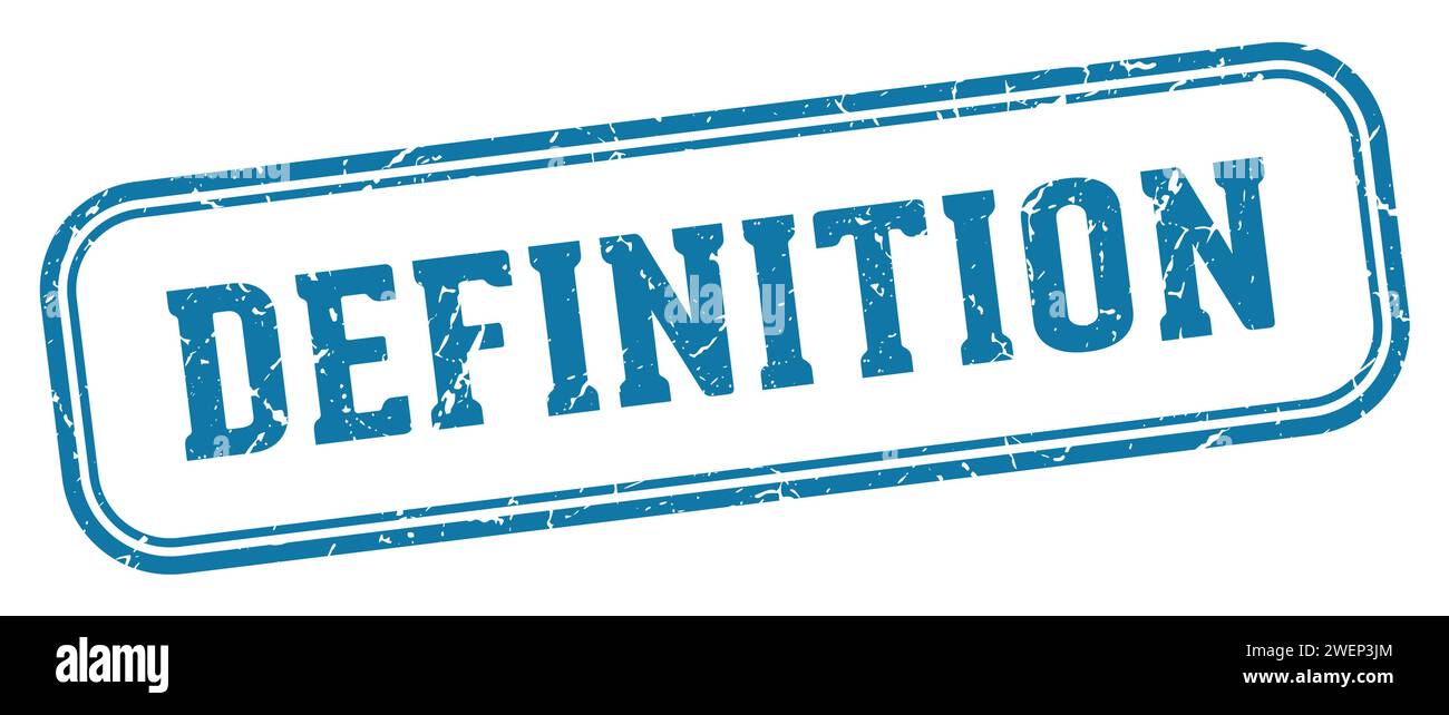 definition stamp. definition rectangular stamp isolated on white