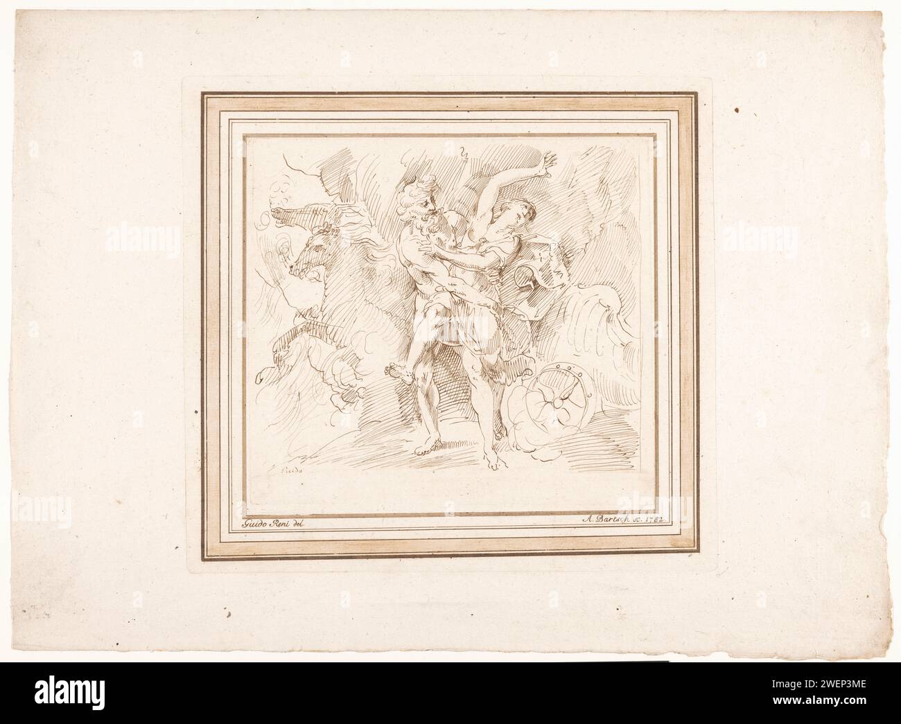 Roof van Proserpina, Adam von Bartsch, After Anonymous, after Guido ...