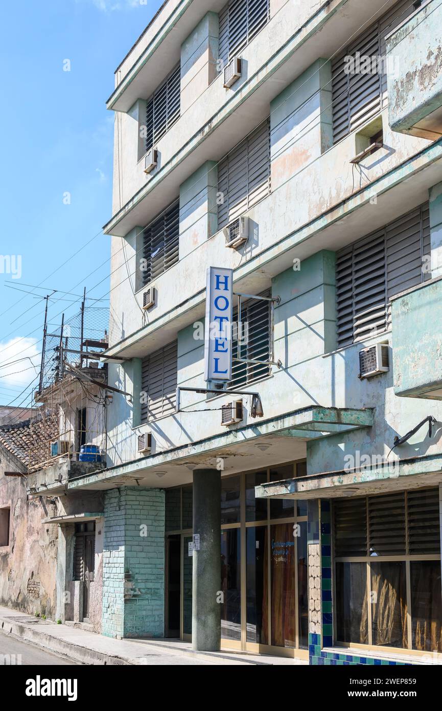 Modelo 2024 Hi Res Stock Photography And Images Alamy   Facade Entrance Hotel Modelo Santa Clara City Cuba 2024 2WEP859 