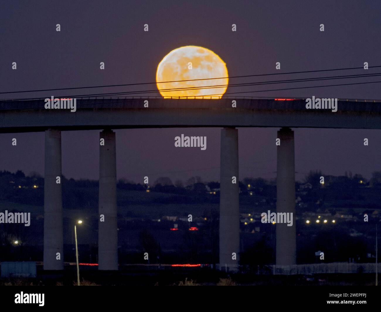 Uk full moon january 2024 hires stock photography and images Alamy