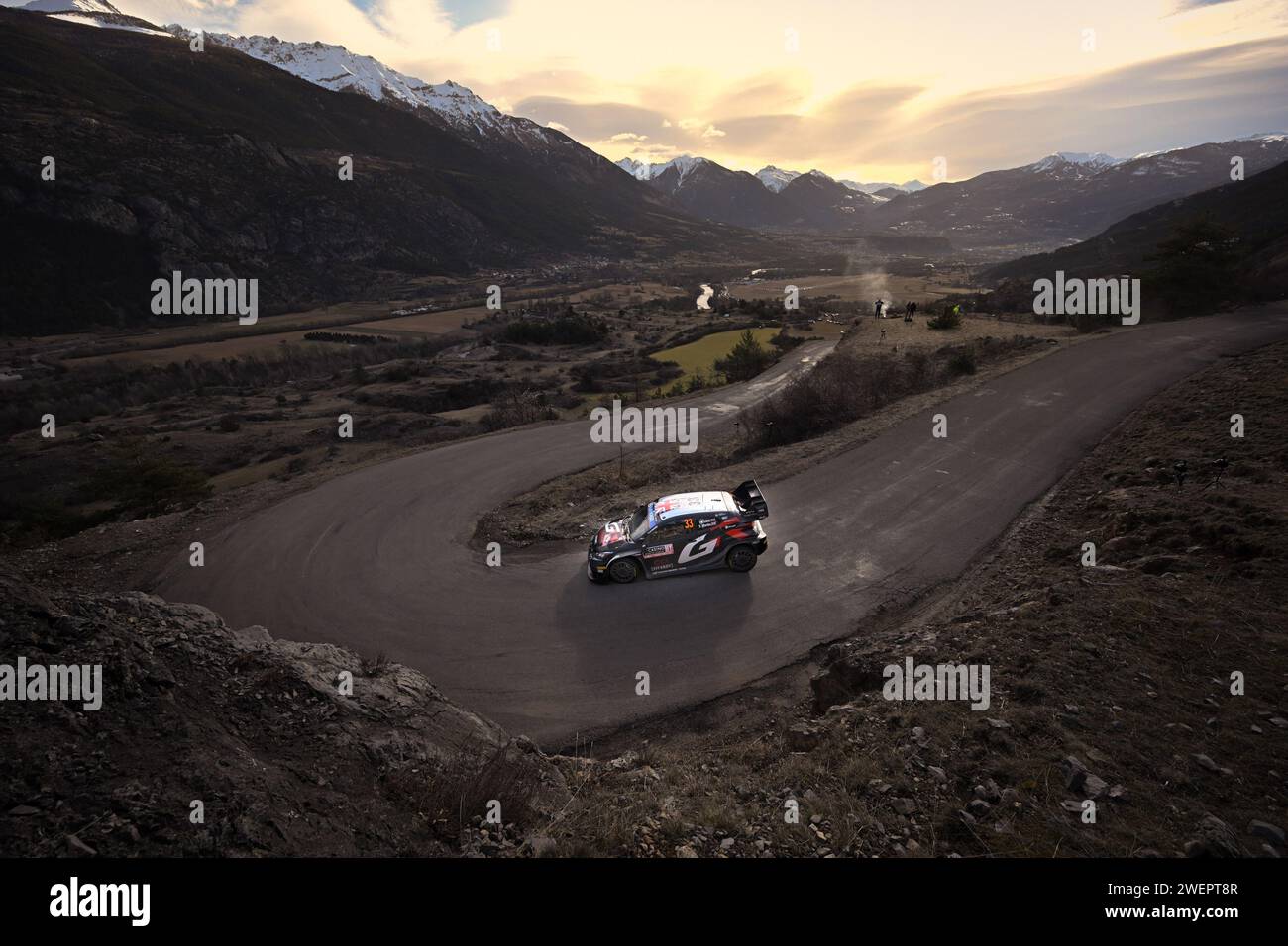 Gap Principality Of Monaco 26th Jan 2024 They Face Two Day Of Race   Gap Principality Of Monaco 26th Jan 2024 They Face Two Day Of Race During Fia World Rally Championship Wrc Rallye Automobile Monte Carlo 2024 26 January Gap France Credit Independent Photo Agencyalamy Live News 2WEPT8R 