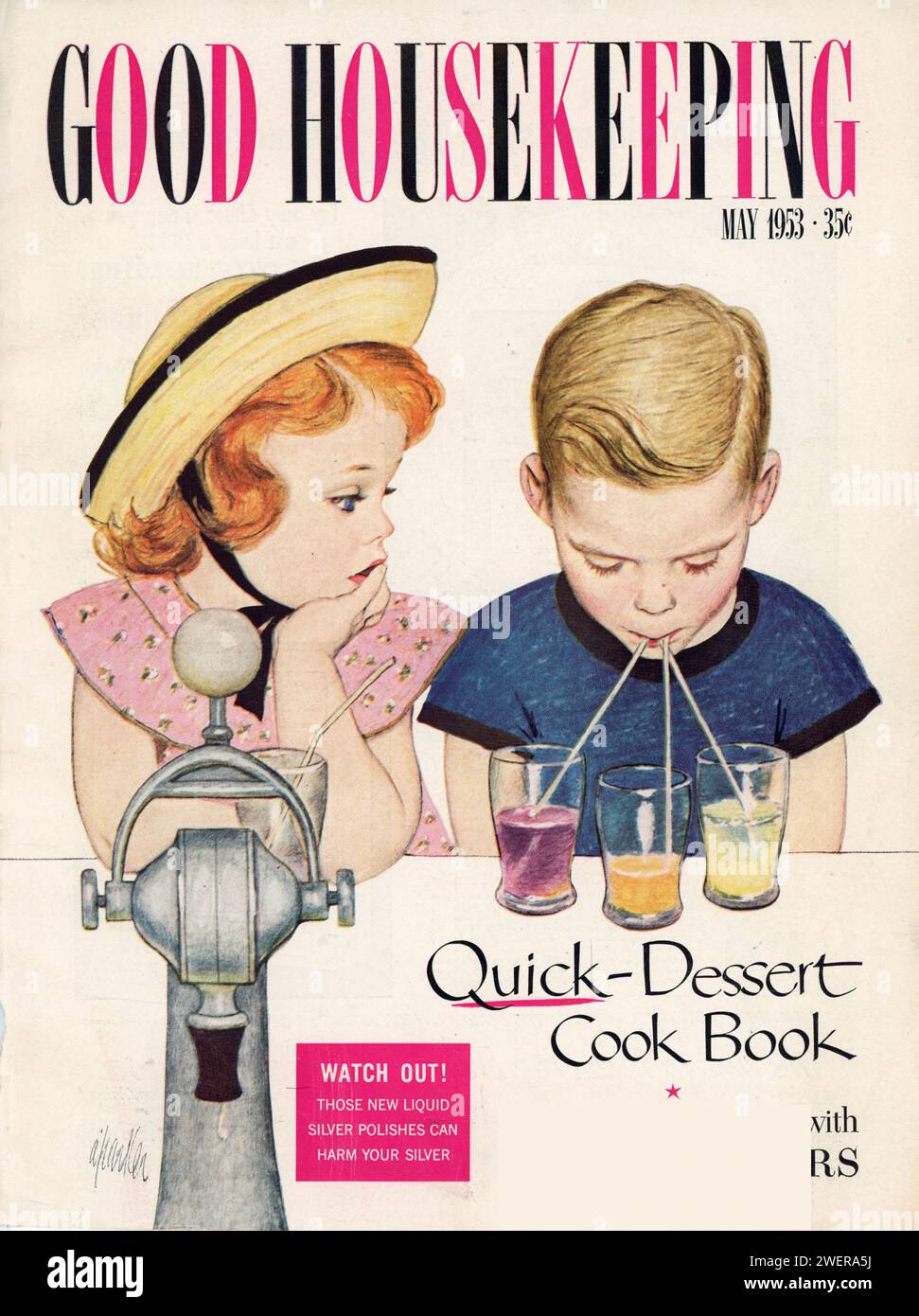 Vintage "Good Housekeeping" magazine May 1953 issue Advert, USA Stock ...