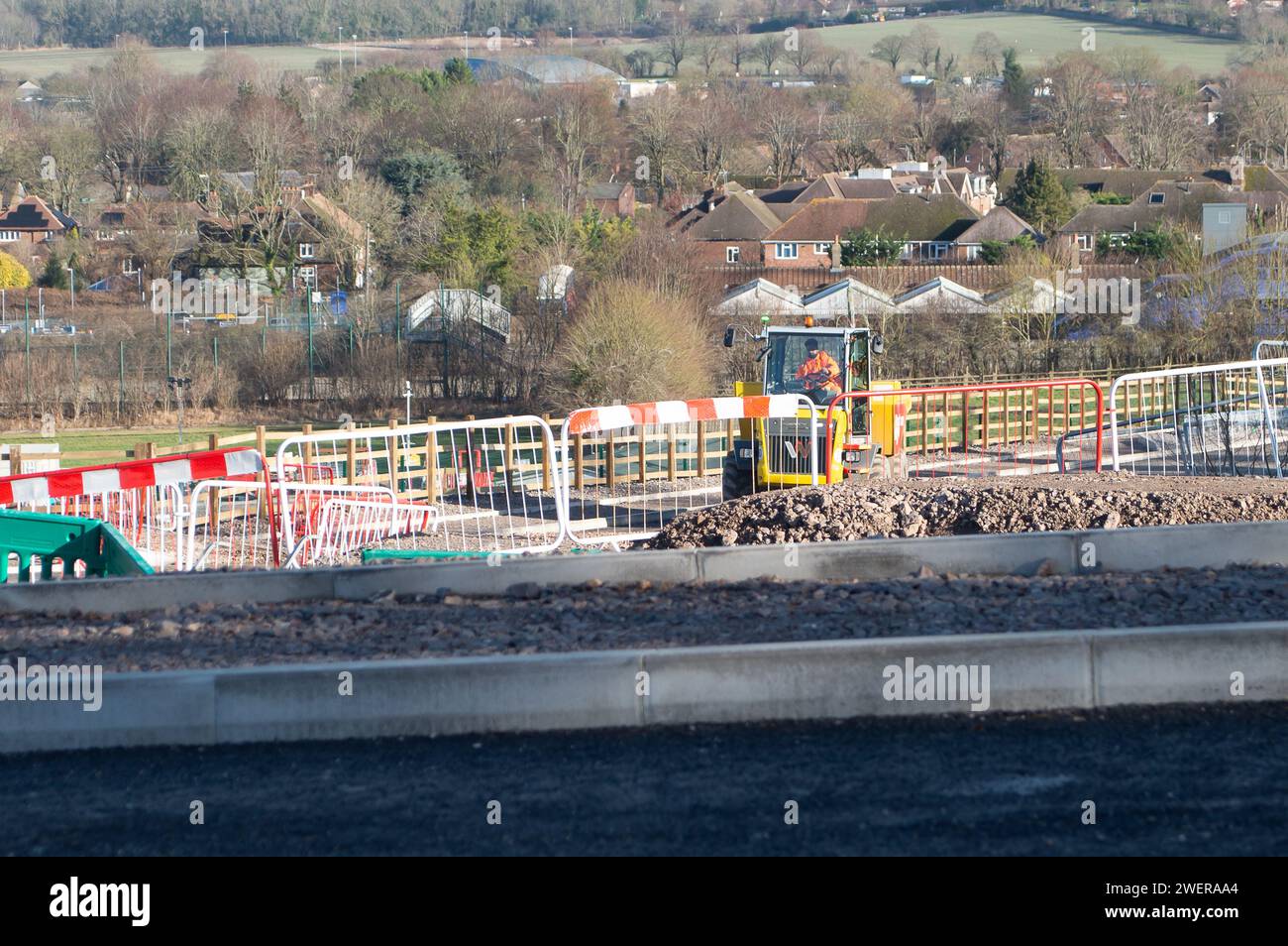 Wendover, UK. 26th January, 2024. HS2 have demolished six houses in