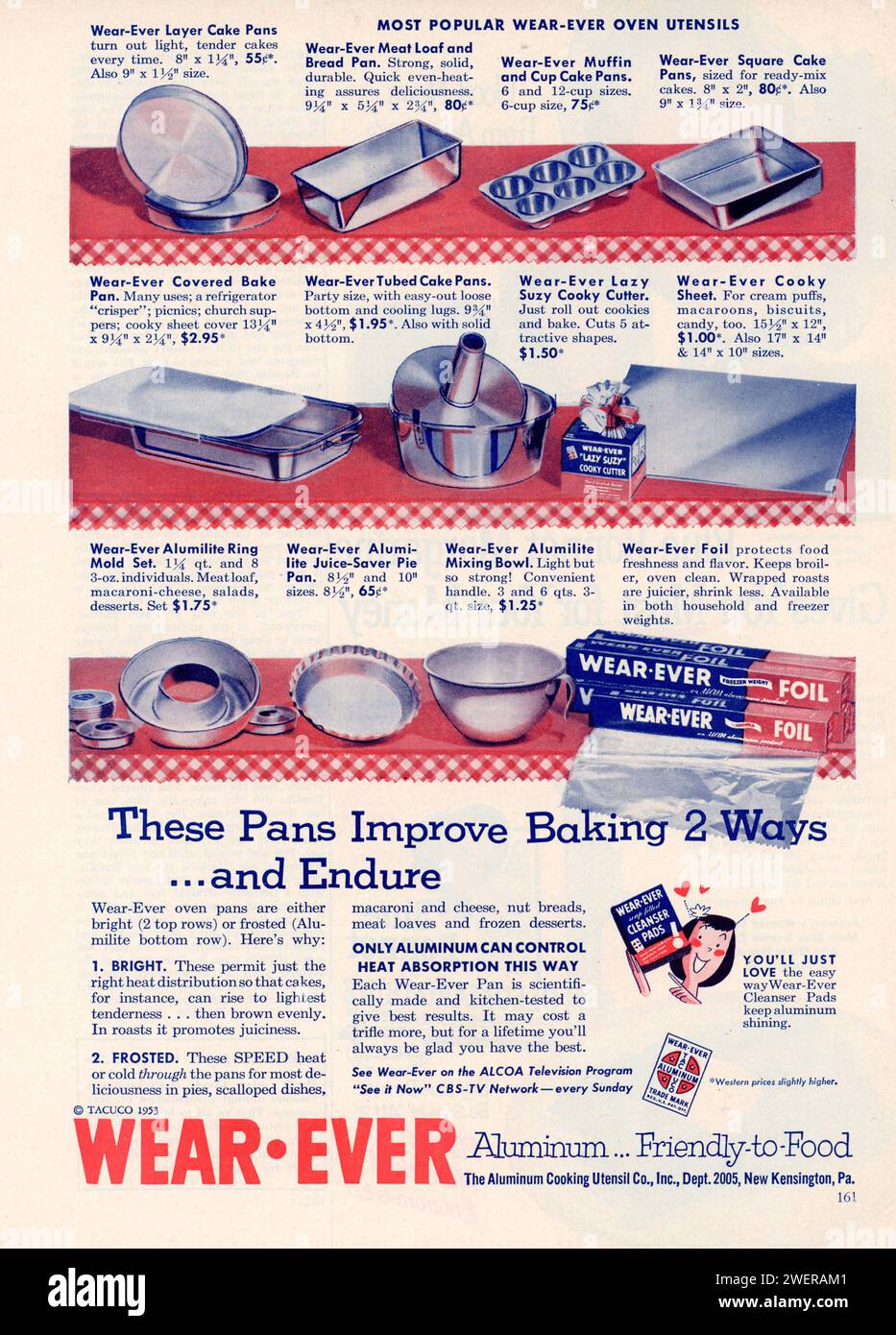 Wear ever aluminum hi-res stock photography and images - Alamy, image size:933x1390