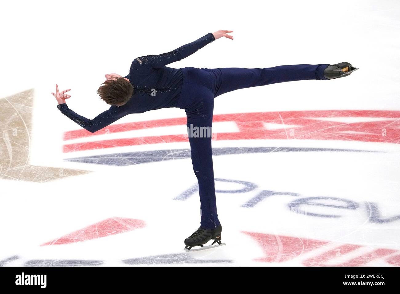 COLUMBUS, OH JANUARY 26 Kai Kovar skates in the Men's Short Program