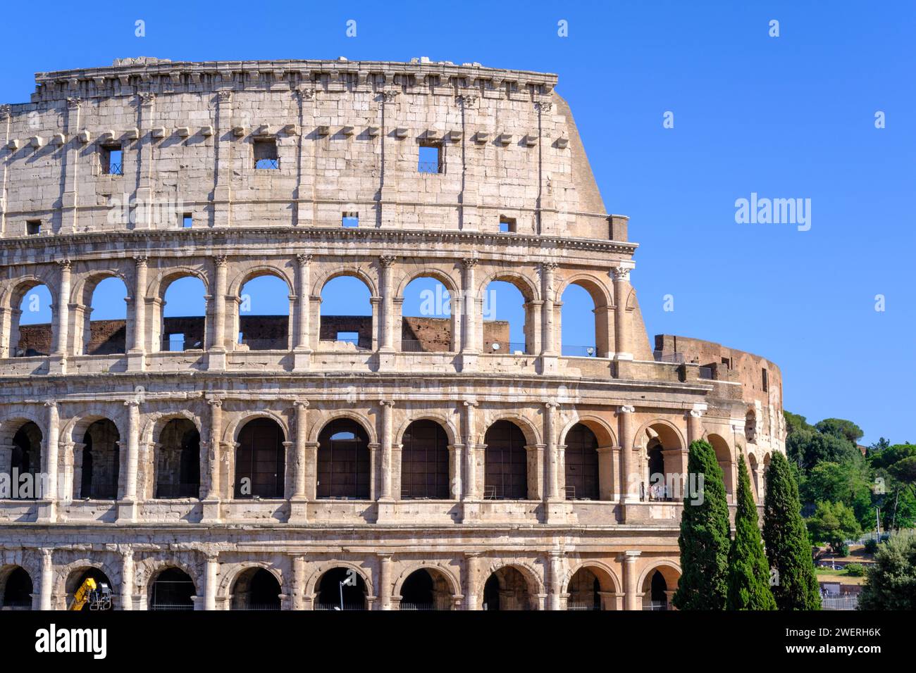 Rome Colosseum in the summertime, Italy Stock Photo
