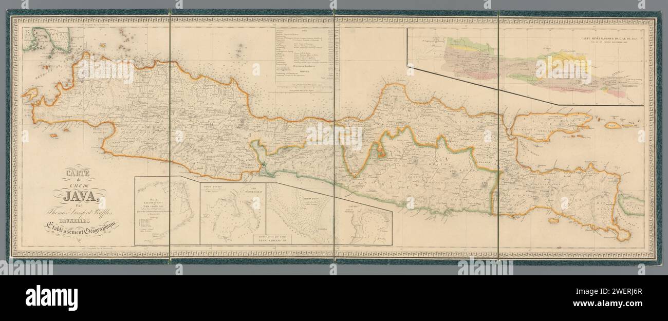 Map of Java, Anonymous, 1812 - 1826 print Map of Java. Below, to the ...
