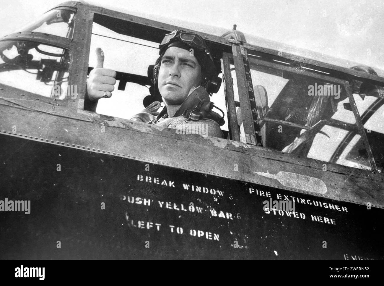 THE DAM BUSTERS 1955 ABP film with Richard Todd as Guy Gibson Stock Photo
