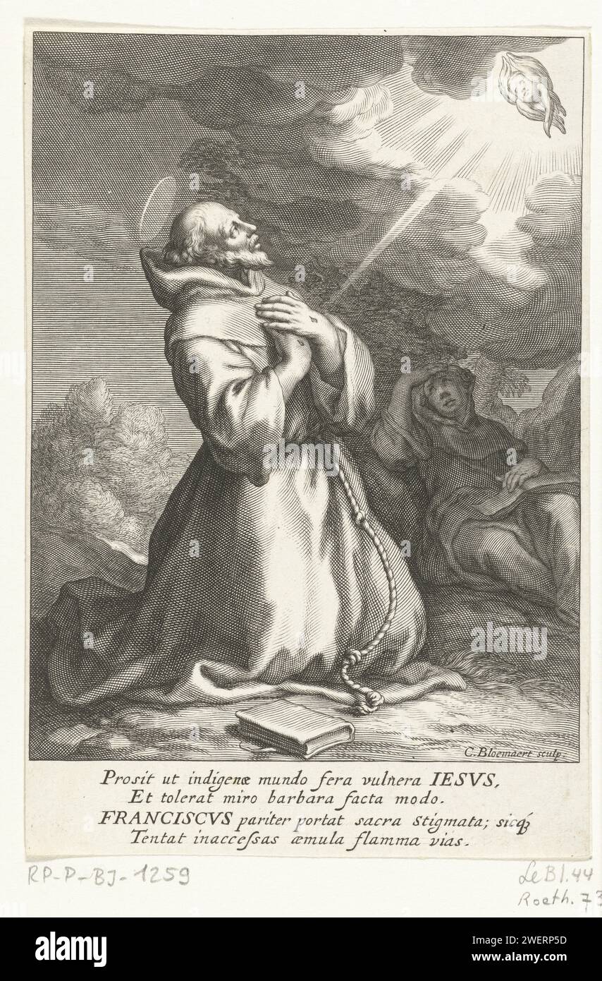 Saint Francis receives the Stigmata, Cornelis Bloemaert (II), After ...