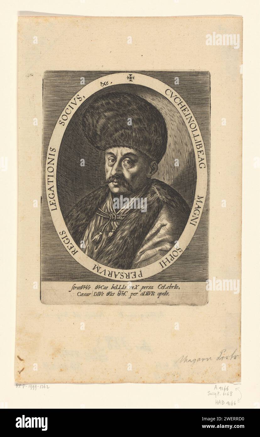 Ali Beg Portret Van Cuchein Ali Beg, 1601 print paper engraving historical ...