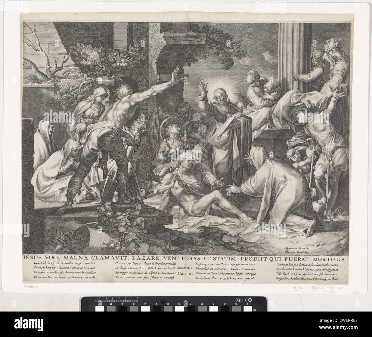 Opwekking by Lazarus, Anonymous, After Jan Harmensz. Muller, after ...