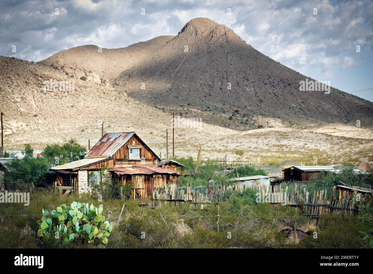 Steins Ghost Town or Stein's Pass, New Mexico was founded