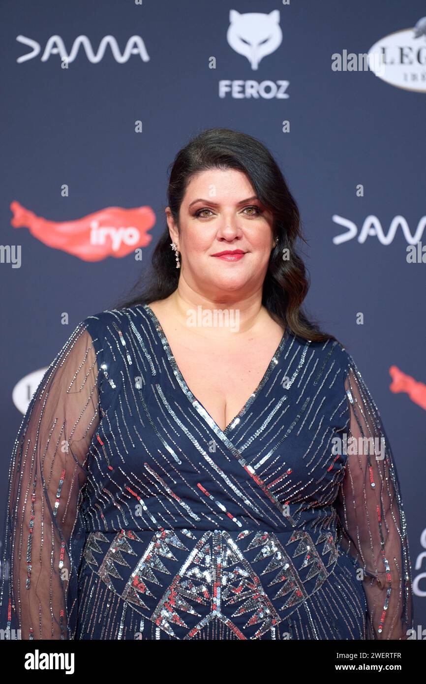 January 26, 2024, Madrid, Madrid, Spain Coria Castillo attends Feroz