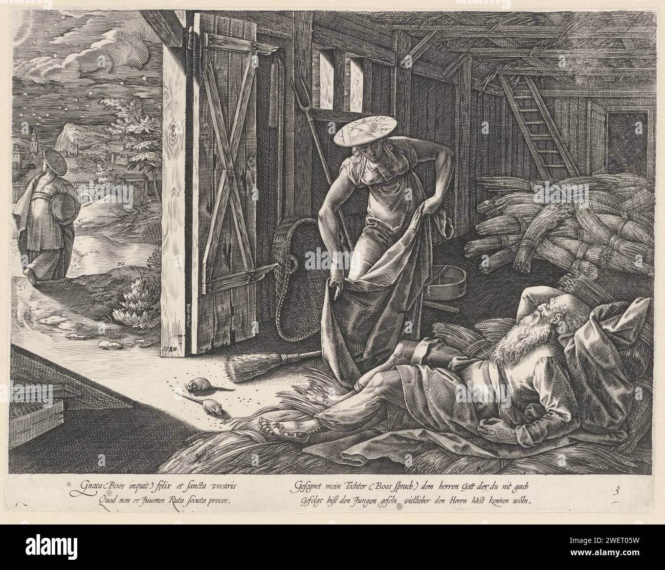 Ruth And Boaz In The Granschuur 1580 Print Ruth Is Standing In His ruth-and-boaz-in-the-granschuur-1580-print-ruth-is-standing-in-his