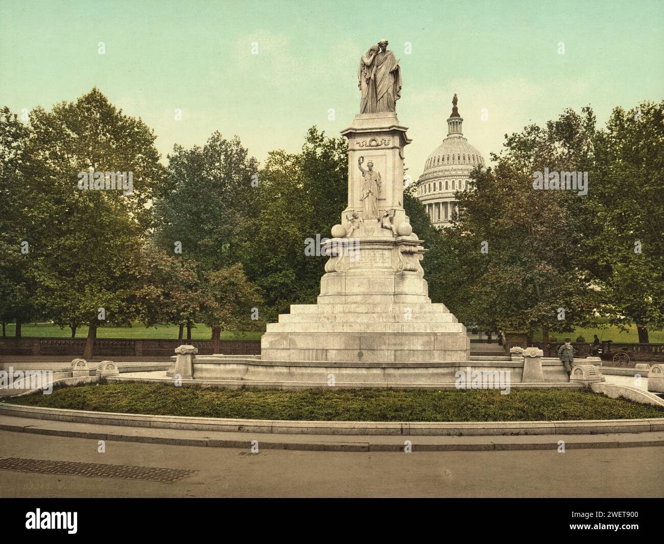 Peace Monument (Naval Monument), Washington, D.C. 1898 Stock Photo Alamy