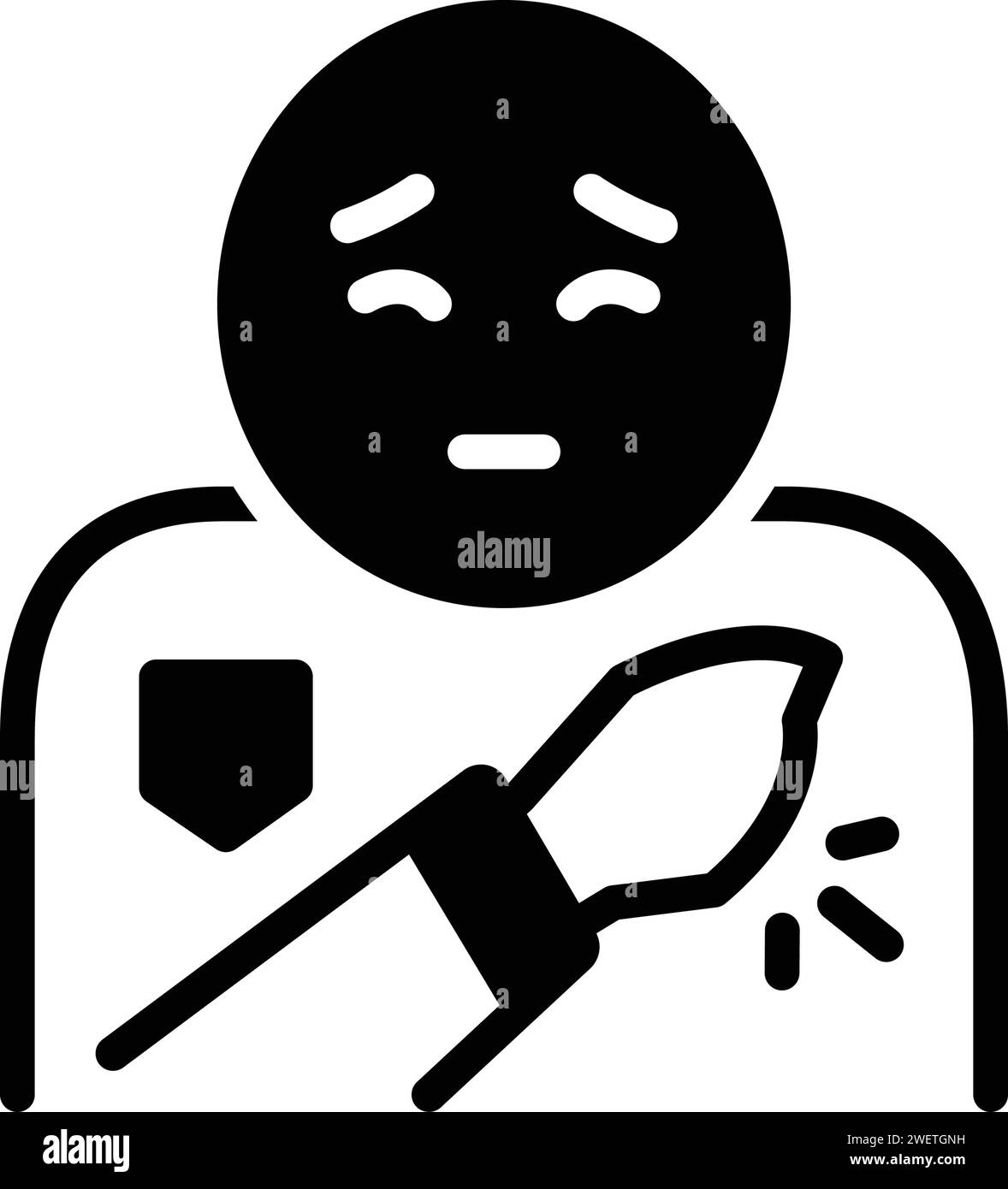 Infarction vector vectors Black and White Stock Photos & Images - Alamy