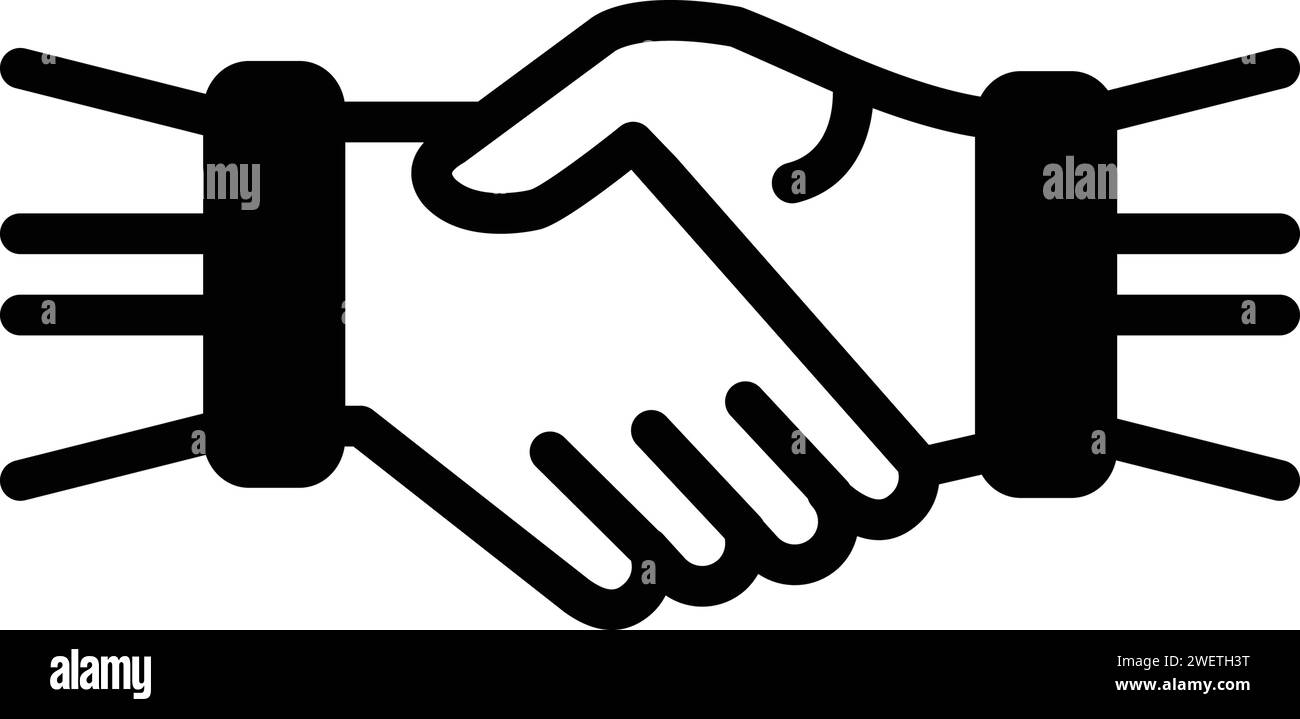 Icon for hand shake,hand Stock Vector Image & Art Alamy