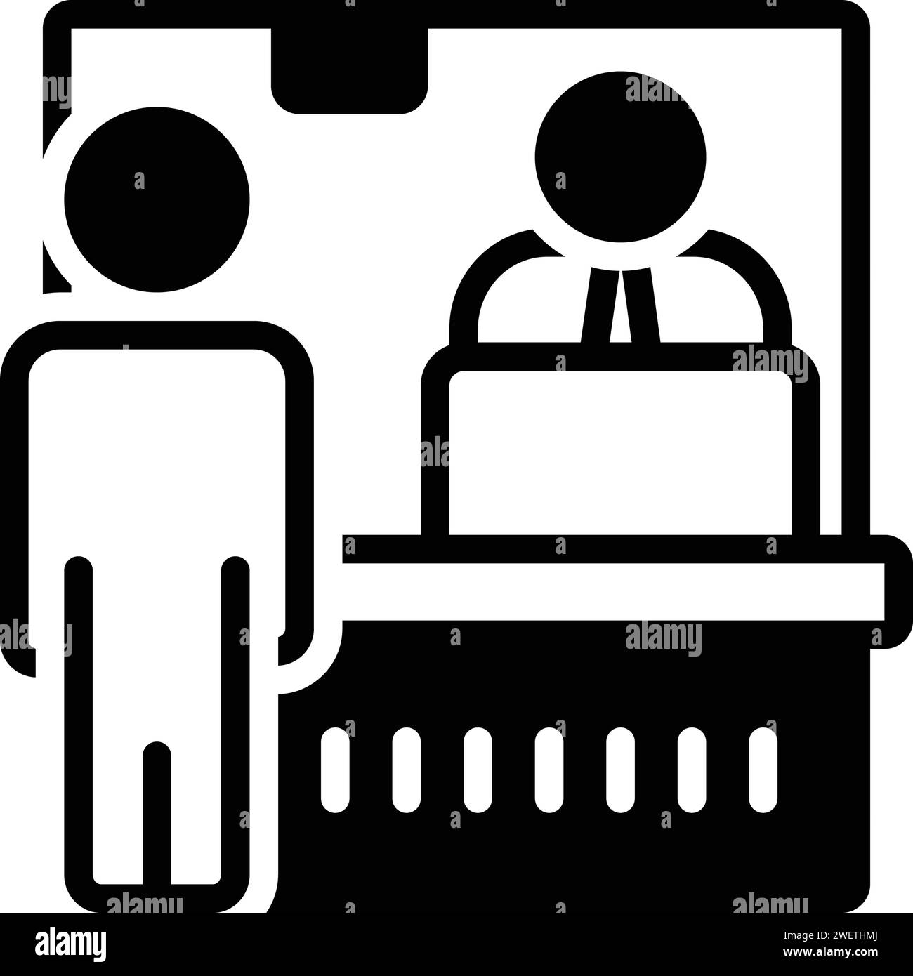 Queue ticket Black and White Stock Photos & Images - Alamy